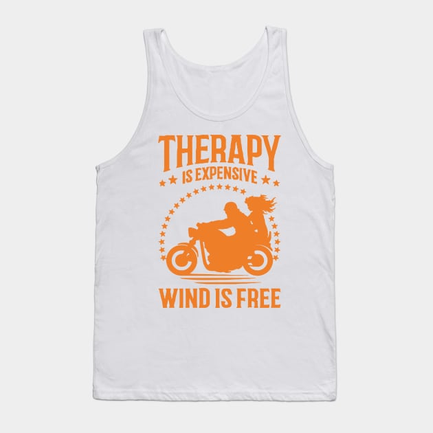 Therapy Biker Tank Top by MarkoShirt